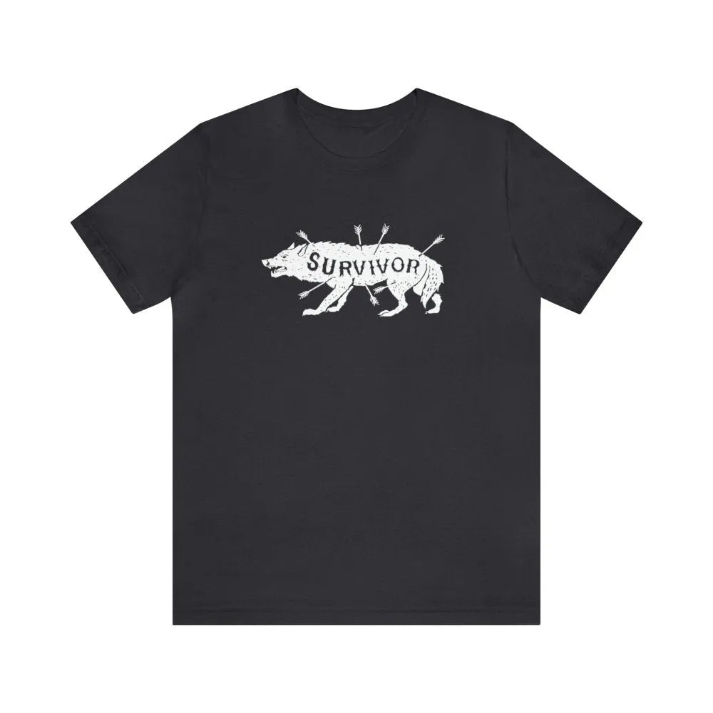 Survivor Wolf Totem Viking T-Shirt-32-Viking Warrior