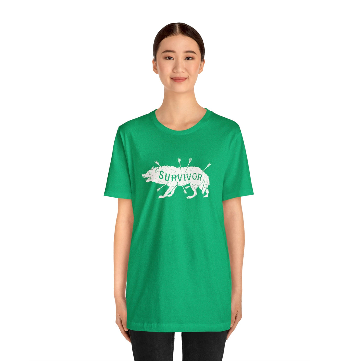 Survivor Wolf Totem Viking T-Shirt