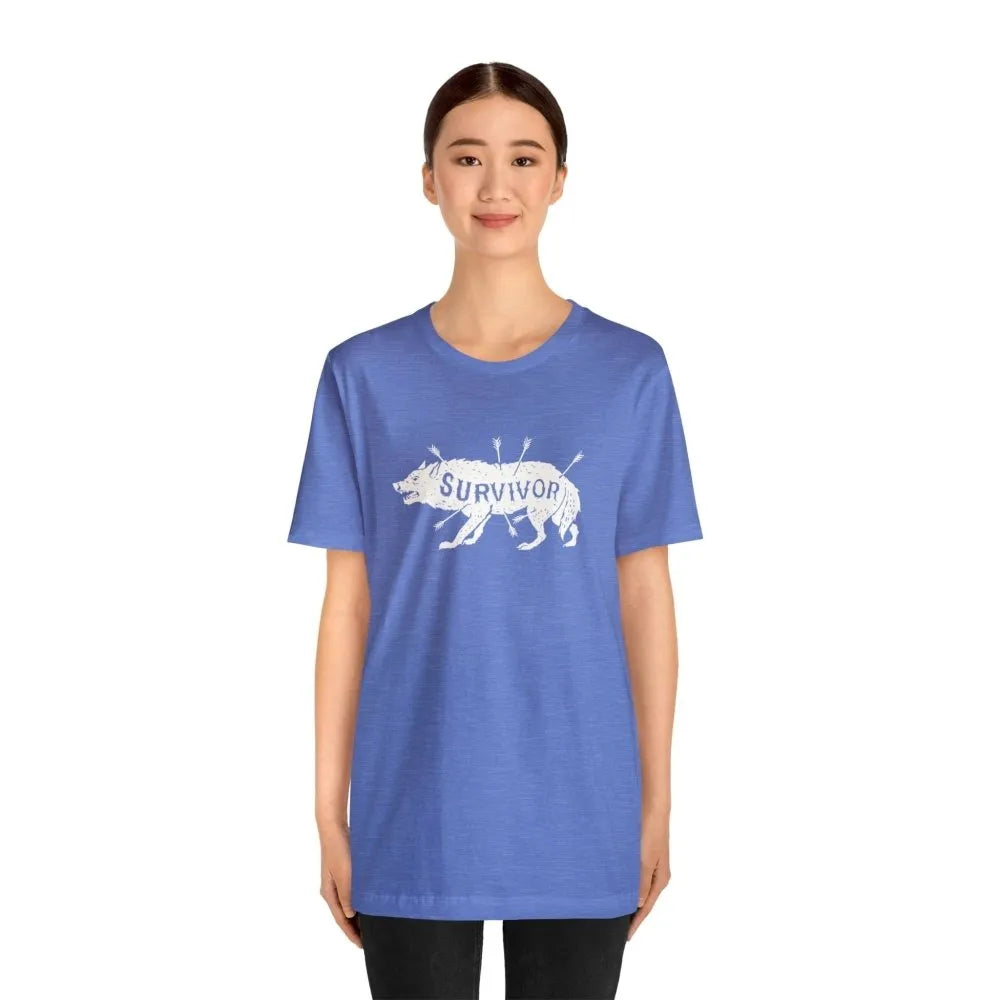 Survivor Wolf Totem Viking T-Shirt-56-Viking Warrior
