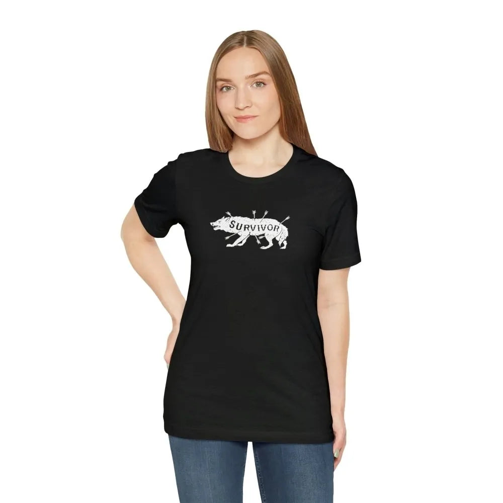 Survivor Wolf Totem Viking T-Shirt-4-Viking Warrior