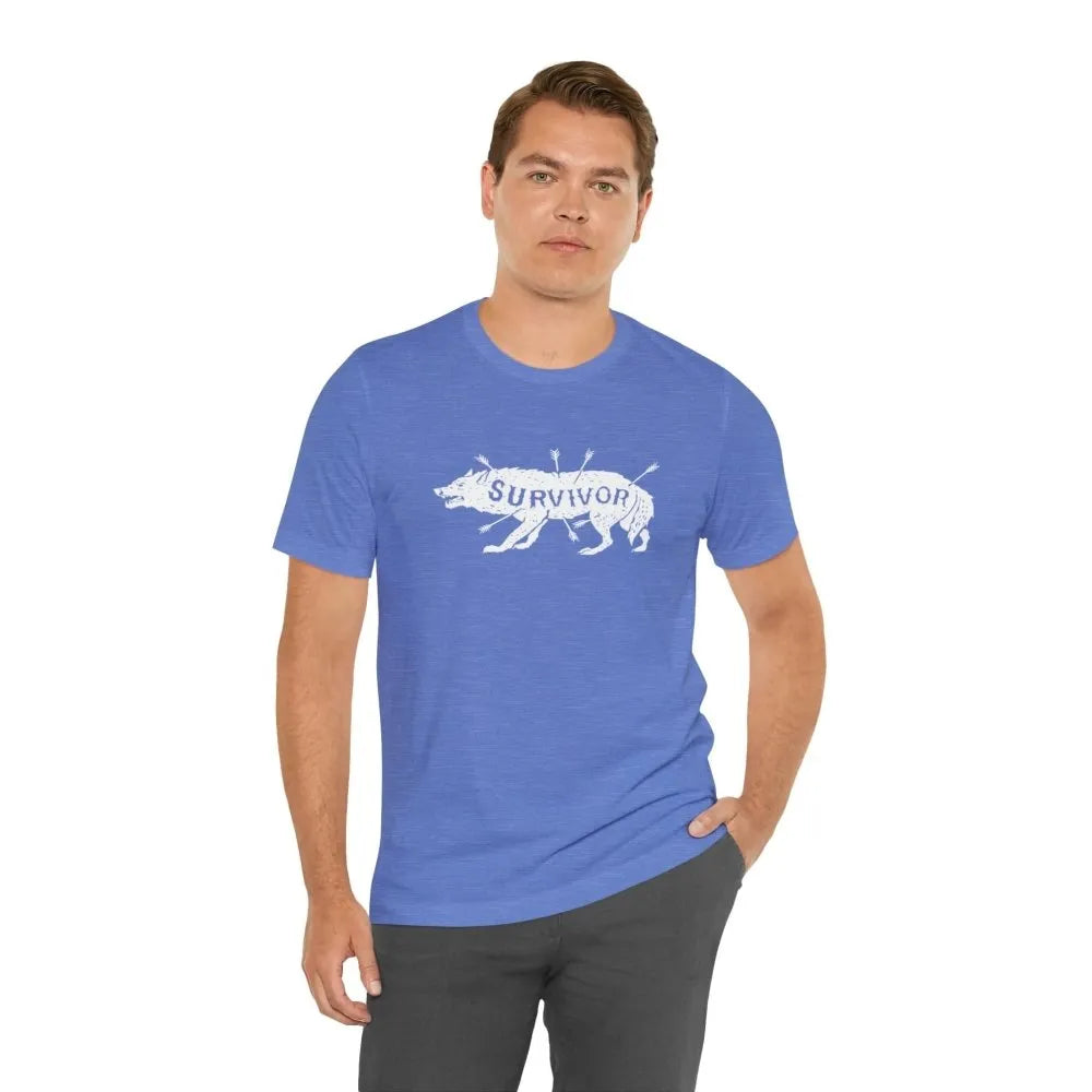 Survivor Wolf Totem Viking T-Shirt-59-Viking Warrior