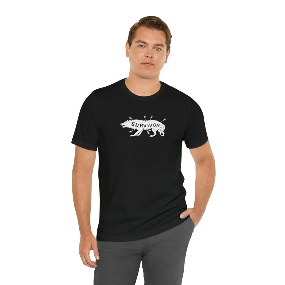 Survivor Wolf Totem Viking T-Shirt-5-Viking Warrior