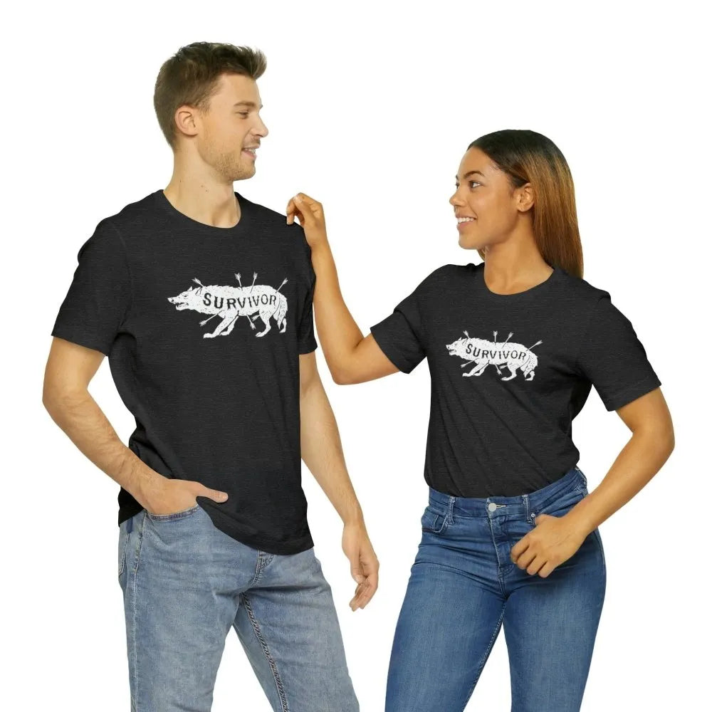 Survivor Wolf Totem Viking T-Shirt-69-Viking Warrior