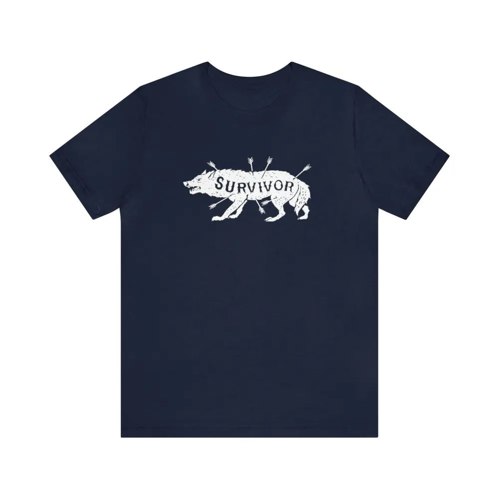 Survivor Wolf Totem Viking T-Shirt-70-Viking Warrior