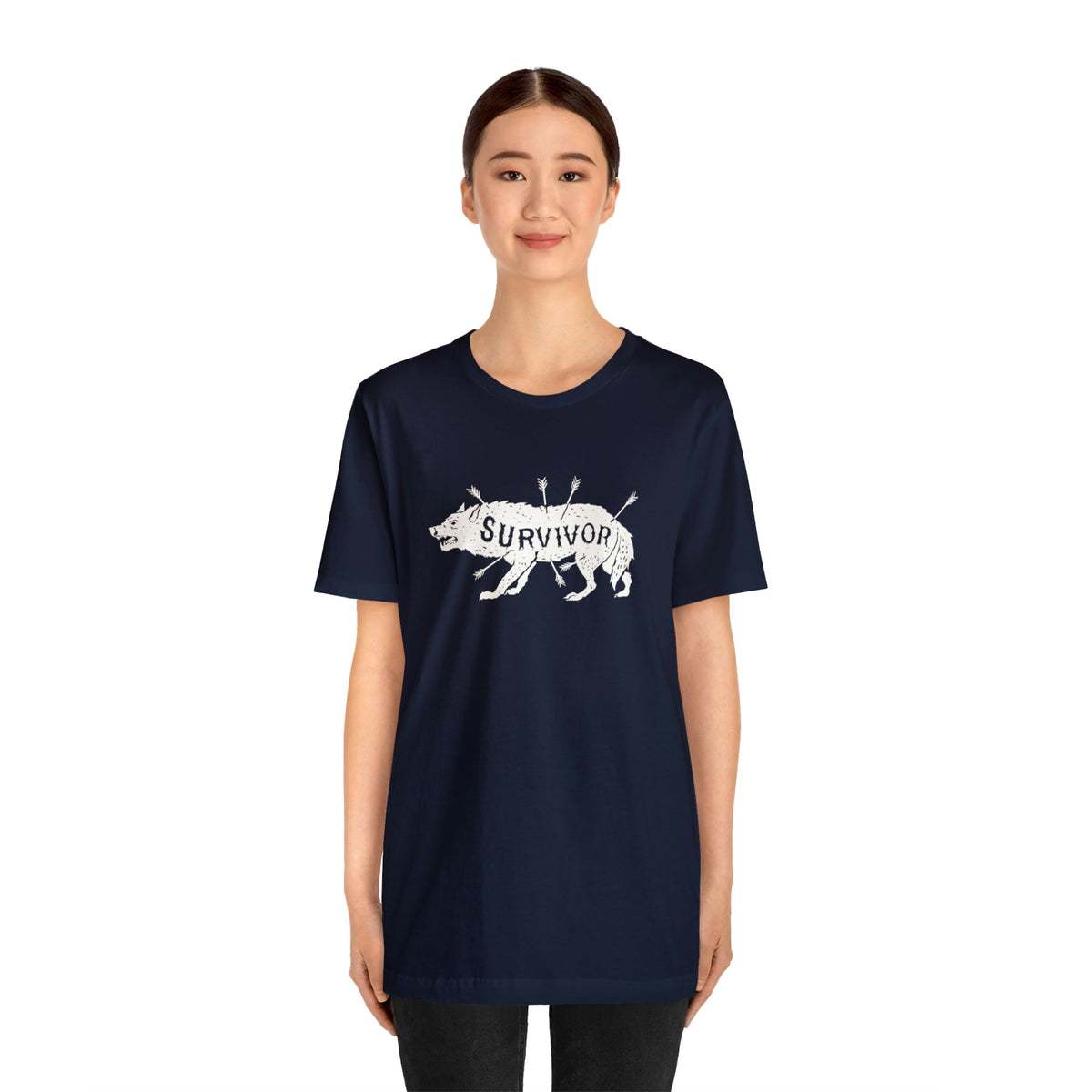 Survivor Wolf Totem Viking T-Shirt