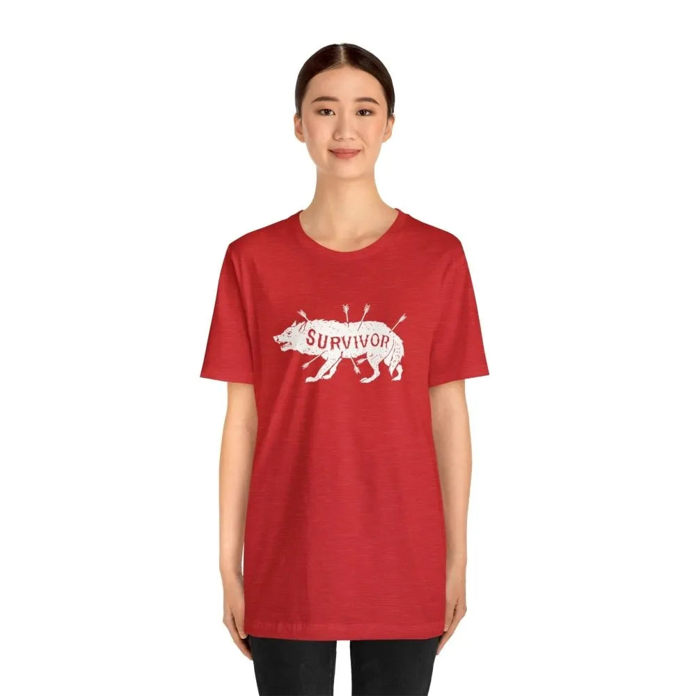 Survivor Wolf Totem Viking T-Shirt-88-Viking Warrior