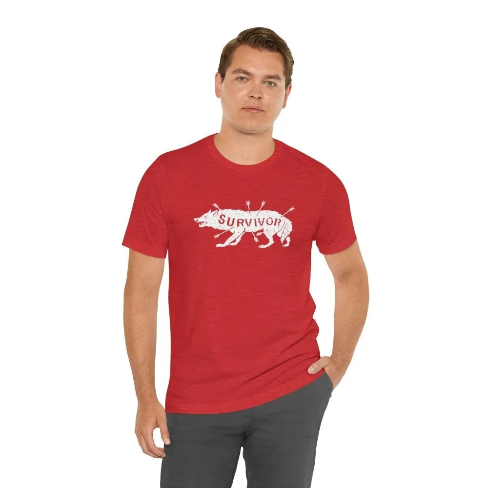 Survivor Wolf Totem Viking T-Shirt-91-Viking Warrior