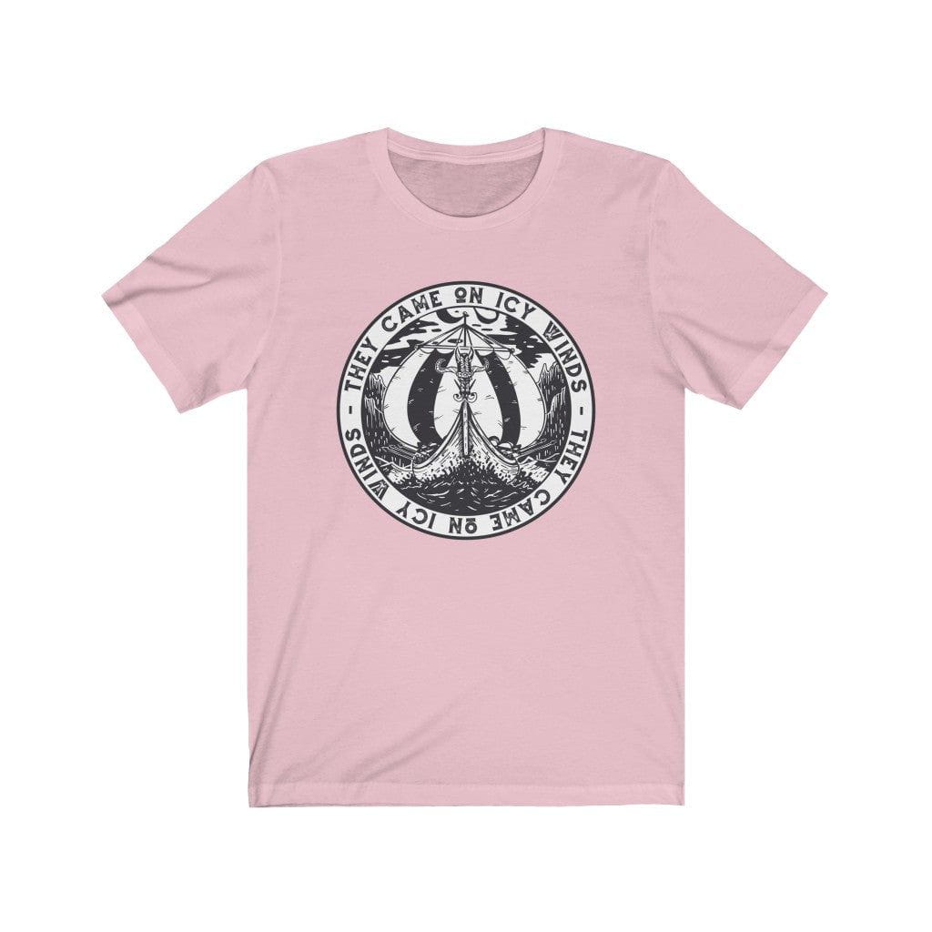 They Came on Icy Winds Viking Ship Seal T-Shirt