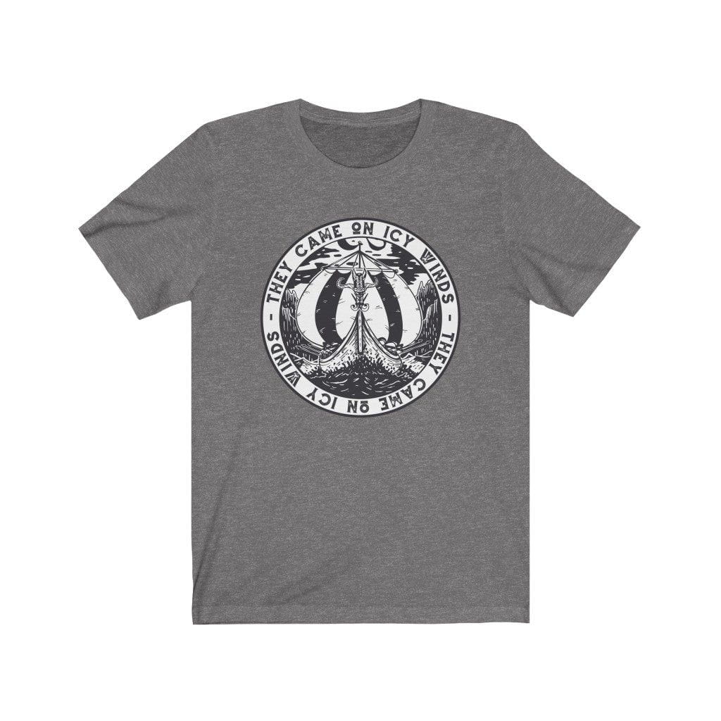They Came on Icy Winds Viking Ship Seal T-Shirt