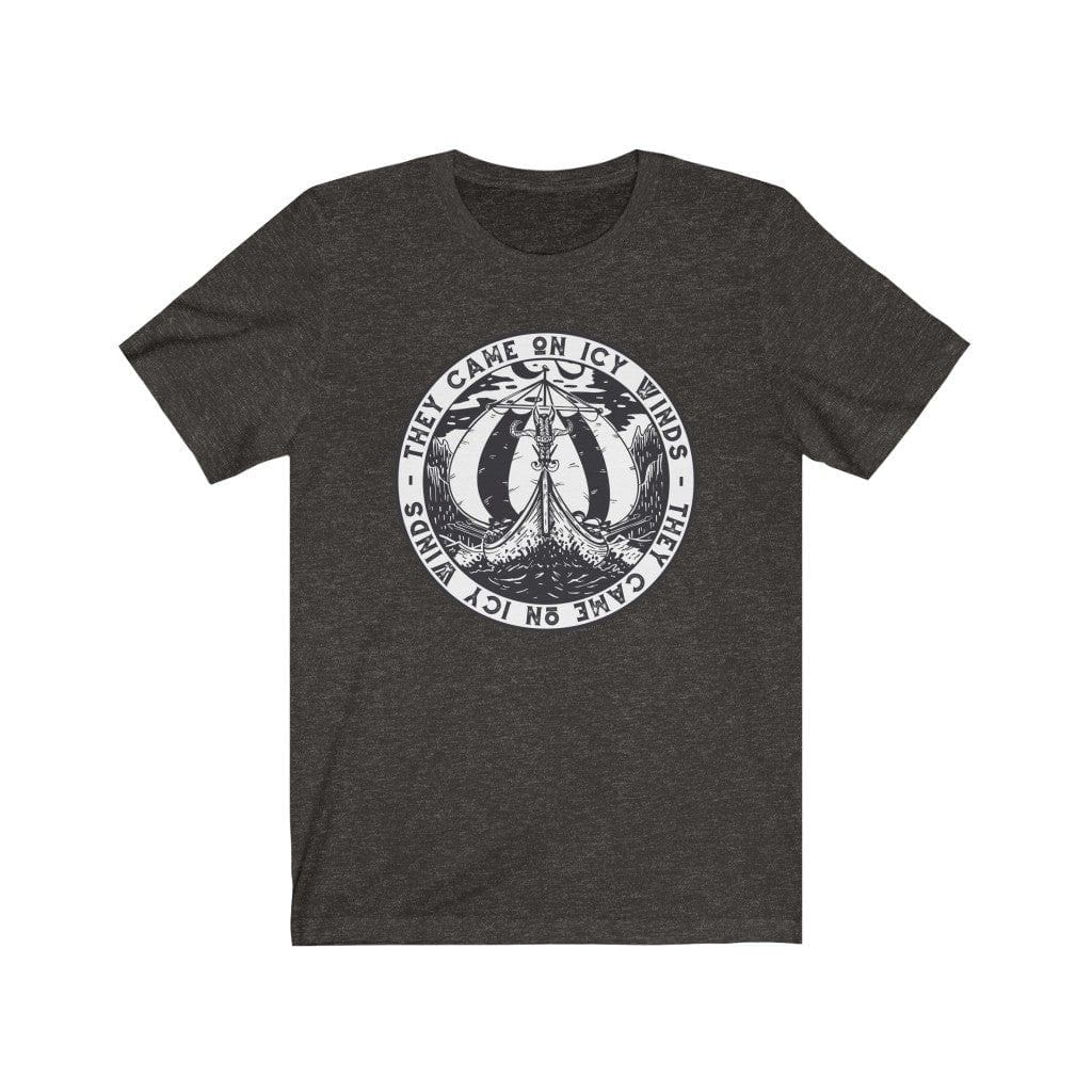 They Came on Icy Winds Viking Ship Seal T-Shirt
