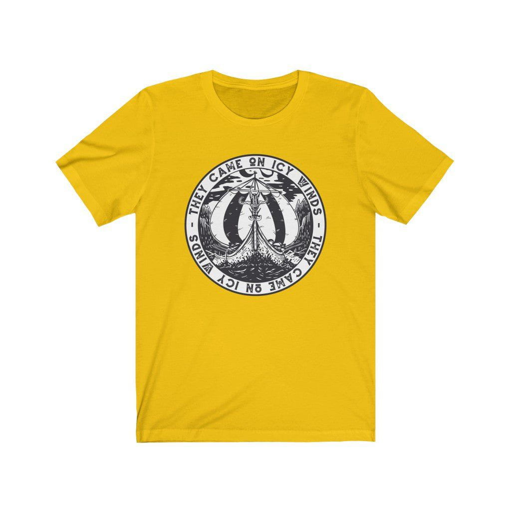 They Came on Icy Winds Viking Ship Seal T-Shirt