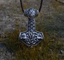 Thor's Hammer Pendant Sterling Silver Mjolnir from Sterling Silver Norse Jewelry-2