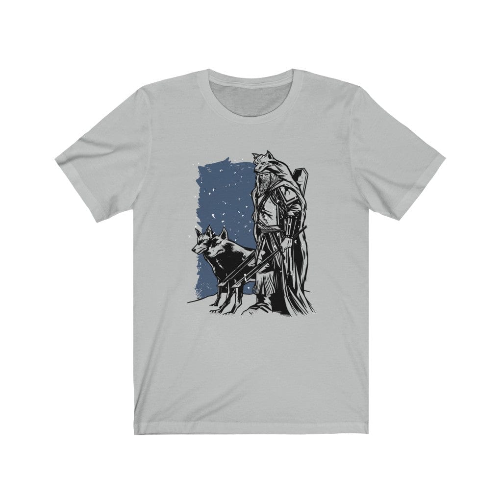 Two Wolves of Odin Viking T-Shirt