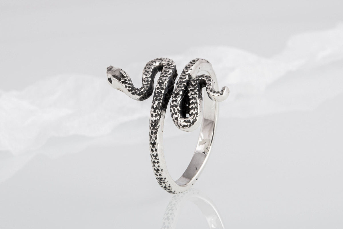 Unique 925 Silver Snake Ring, Unique fashion Jewelry-1