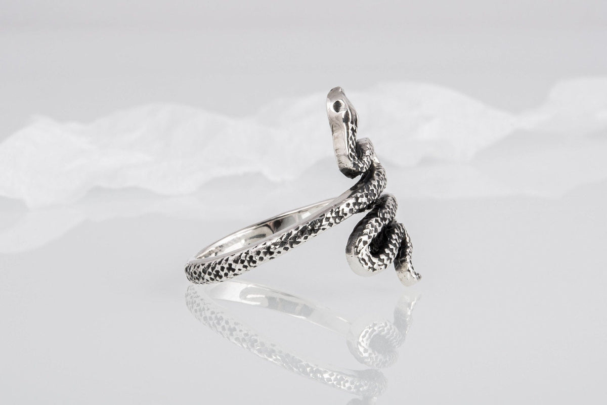Unique 925 Silver Snake Ring, Unique fashion Jewelry-4