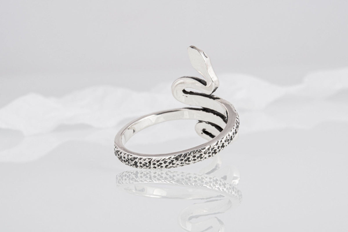 Unique 925 Silver Snake Ring, Unique fashion Jewelry-5