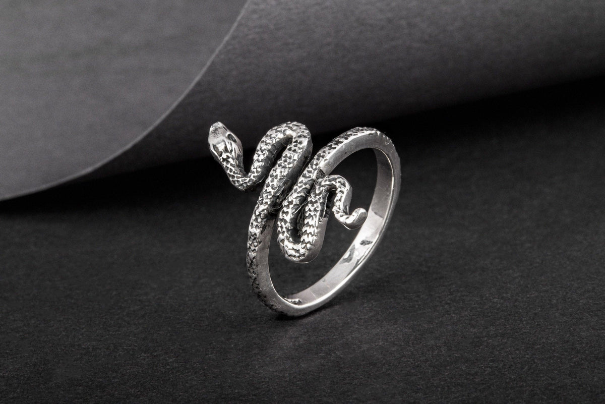 Unique 925 Silver Snake Ring, Unique fashion Jewelry-6