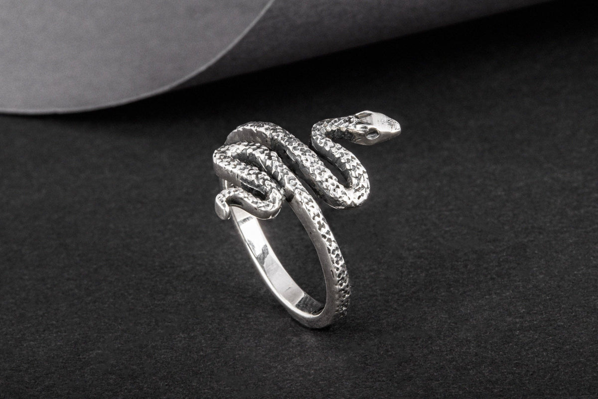 Unique 925 Silver Snake Ring, Unique fashion Jewelry-7