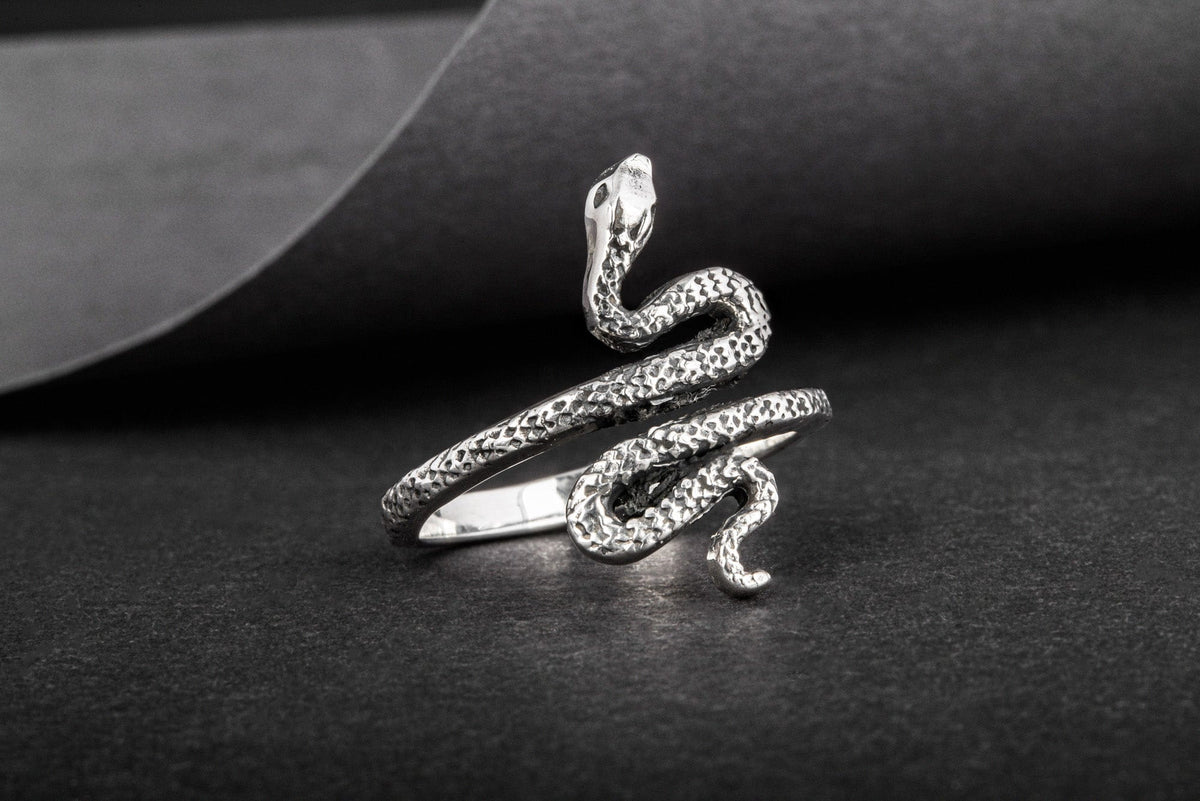 Unique 925 Silver Snake Ring, Unique fashion Jewelry-8