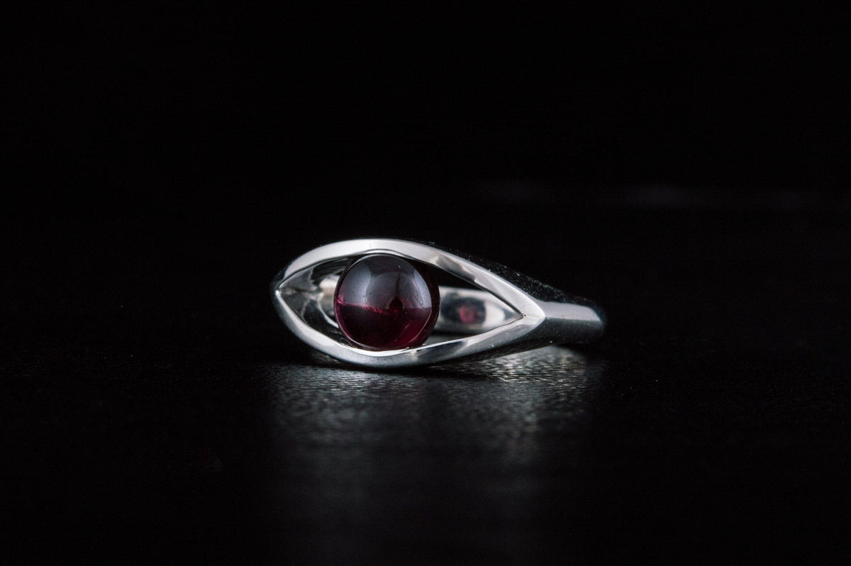 Unique Handmade RIng with Gems Sterling Silver Jewelry-1