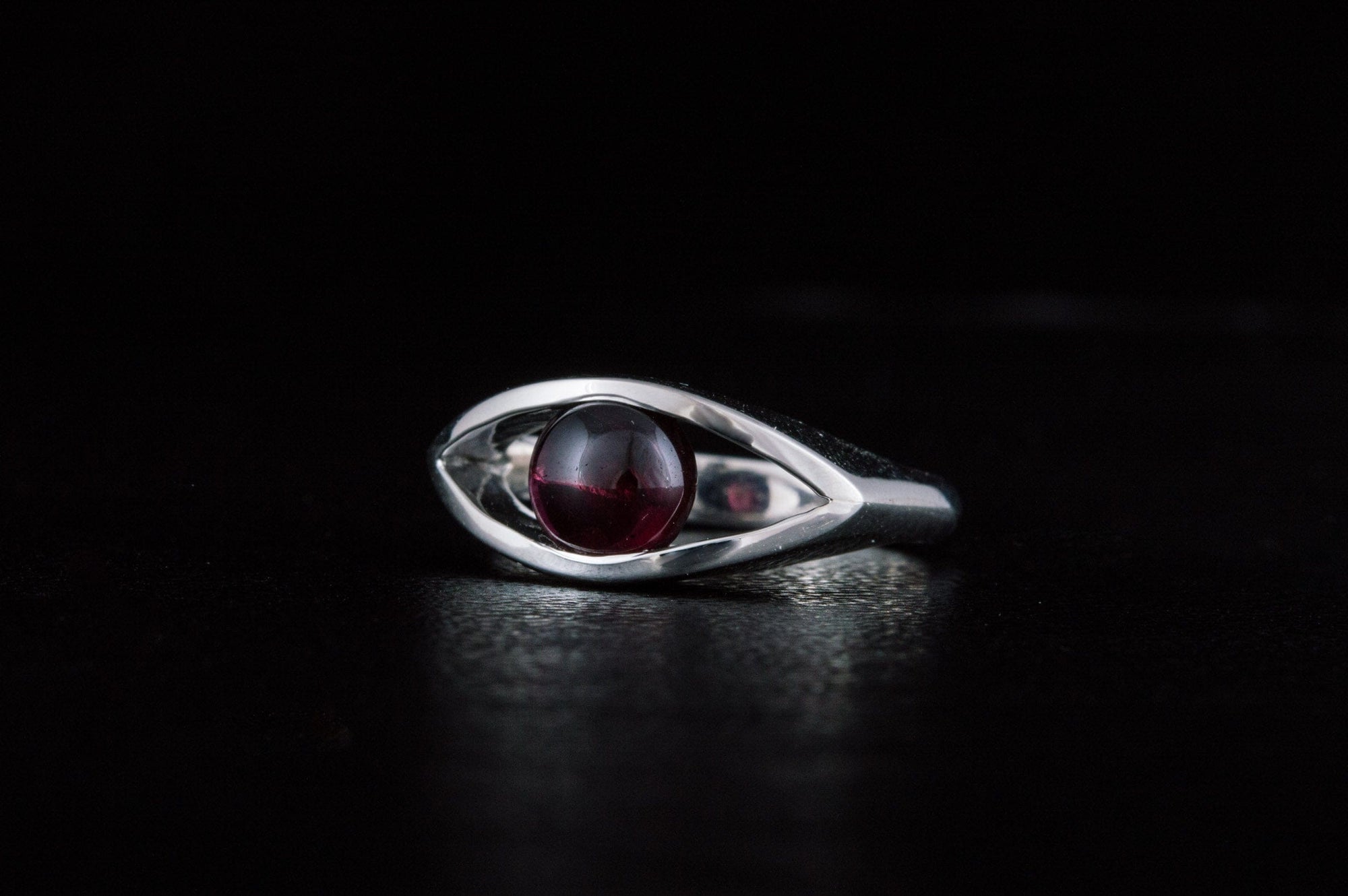 Unique Handmade RIng with Gems Sterling Silver Jewelry-1