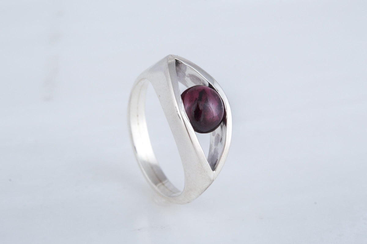 Unique Handmade RIng with Gems Sterling Silver Jewelry-2