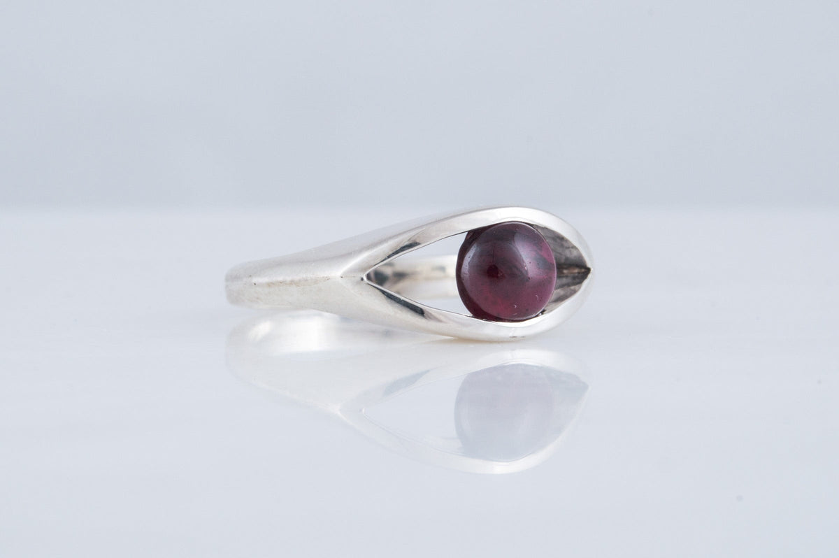 Unique Handmade RIng with Gems Sterling Silver Jewelry-3