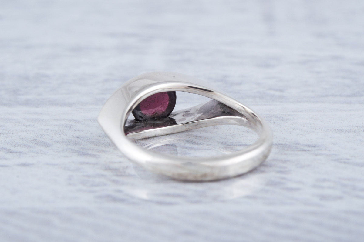 Unique Handmade RIng with Gems Sterling Silver Jewelry-4