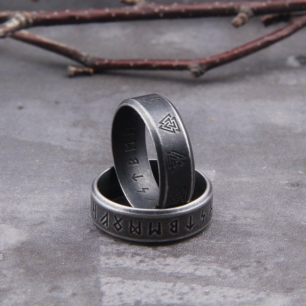 Viking Amulet Rune Words Ring-2