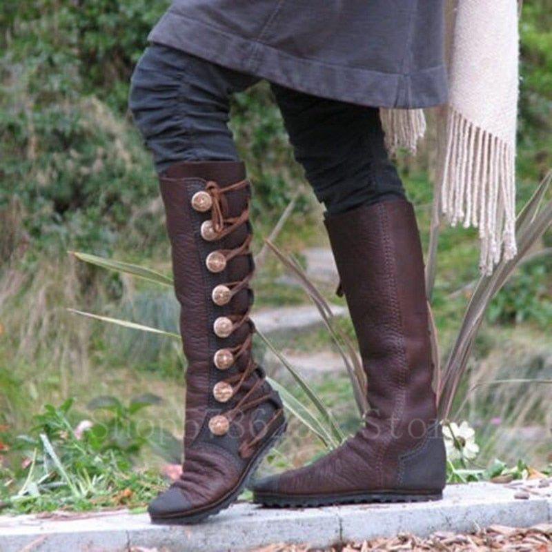 Viking Boots - Forest Style
