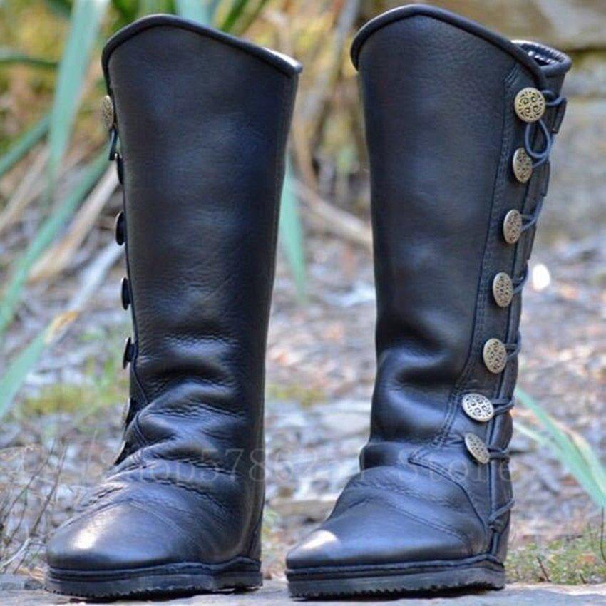 Black Viking Boots 