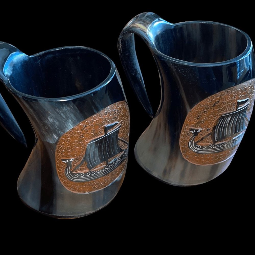 Viking Drinking Horn Cup-4-Viking Warrior