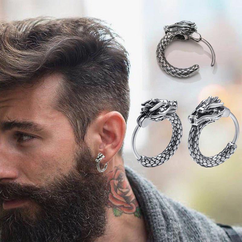 Viking earrings male sales