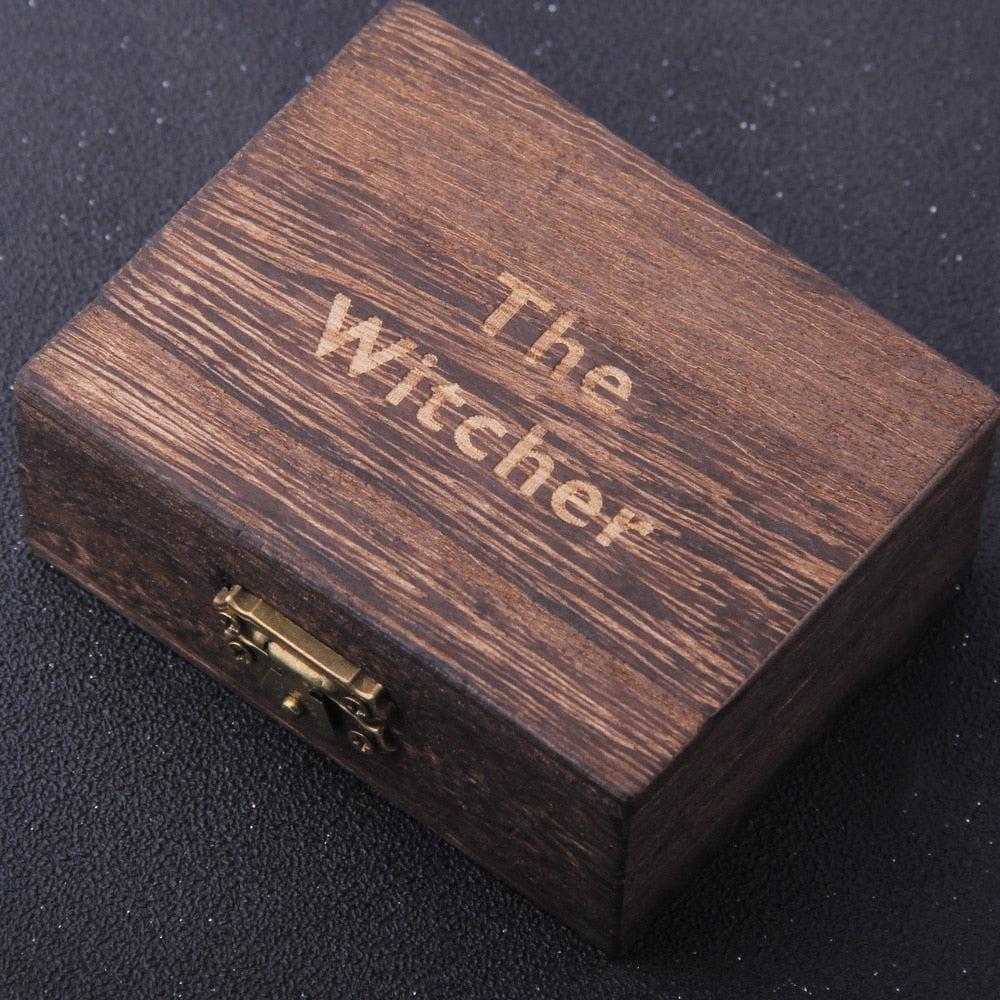 Viking Geri and Freki Wolf Head Thor’s Hammer Mjolnir Necklace