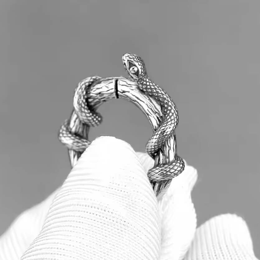 Viking Jörmungandr Hoop Earrings