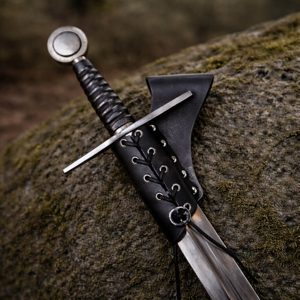 Viking Laced Sword Axe Sheath Holster
