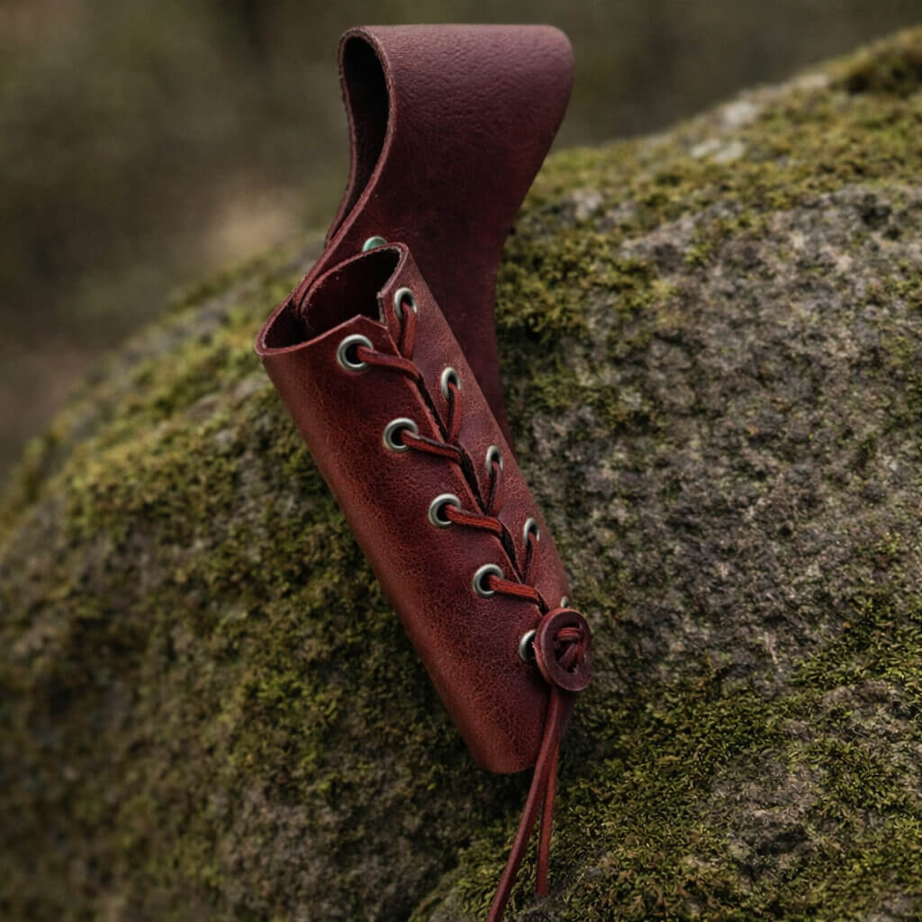 Viking Laced Sword Axe Sheath Holster