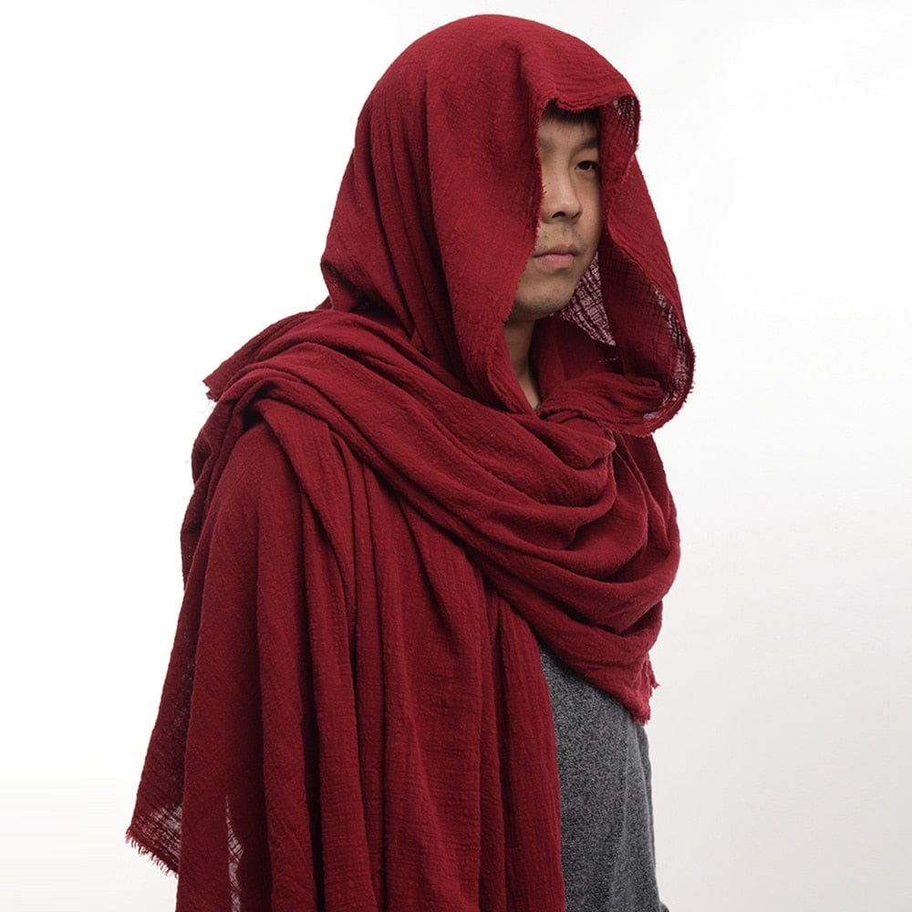 Wrap Cloak Viking Cotton Shawl Cowl