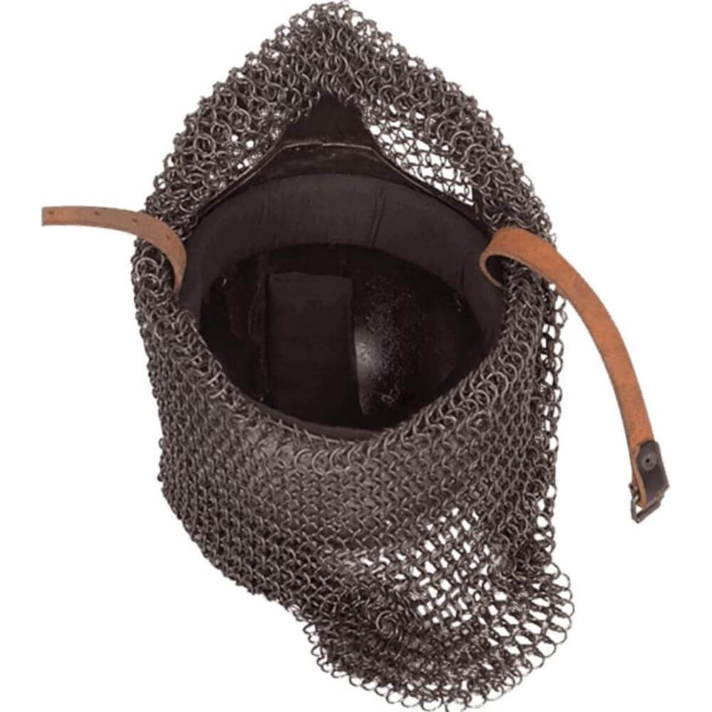 Viking Raider Spangenhelm with Full Chainmail Aventail