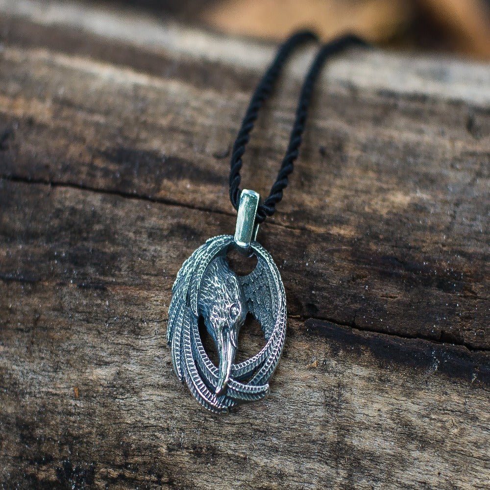 Viking Raven Necklace-1