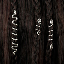 Viking Spiral Hair Beads Set