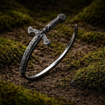 Viking Sword Bangle Bracelet