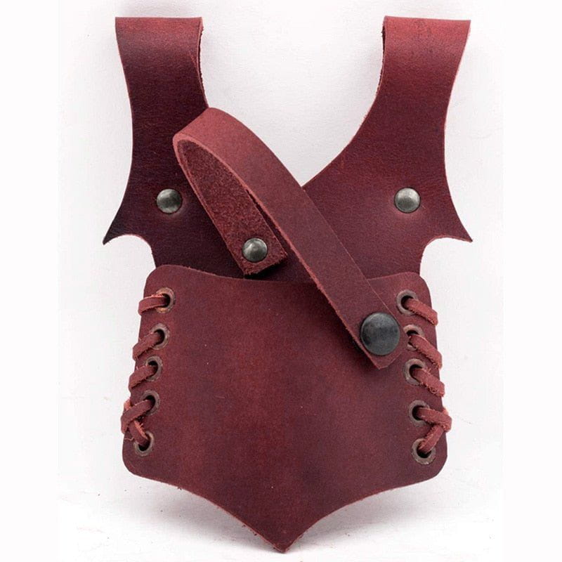 Red Viking Sword Belt Hanger
