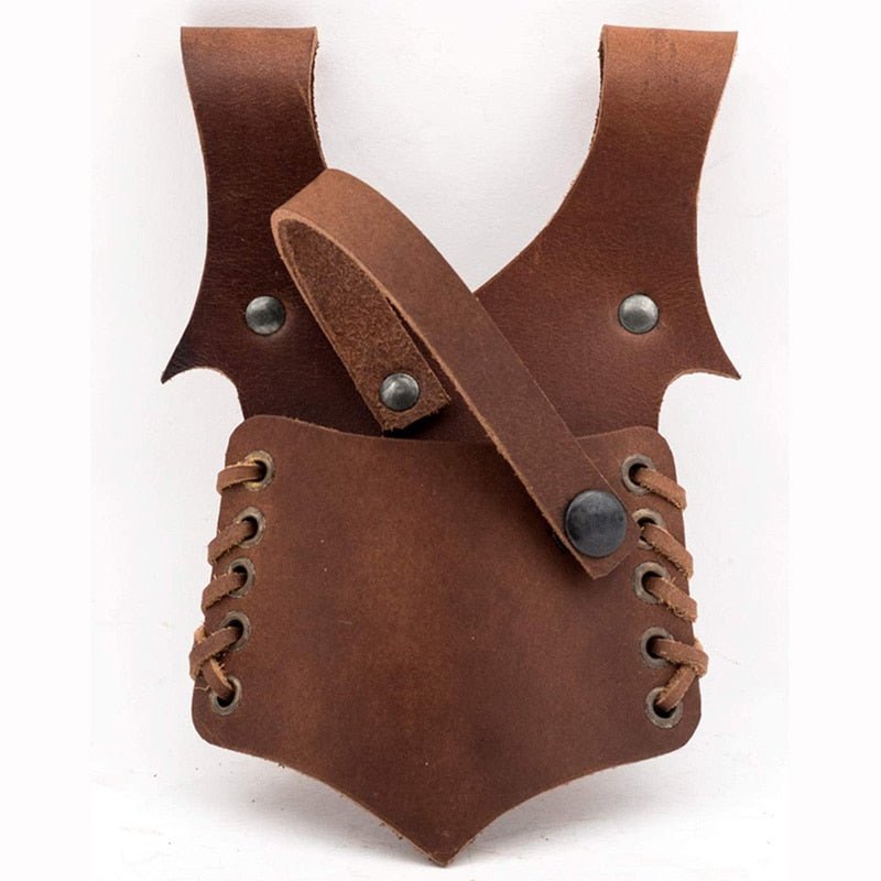 Brown Leather Viking Sword Belt Hanger