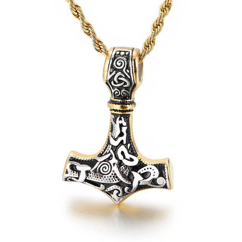 Viking Thor's Hammer Necklace-6
