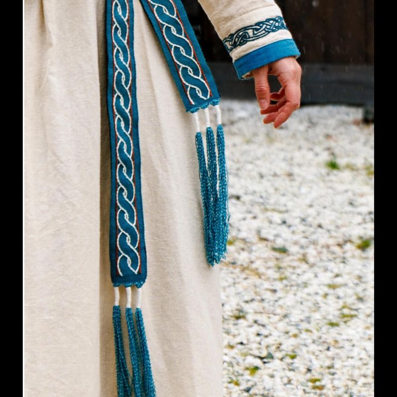 100% cotton viking tie belt for ladies 