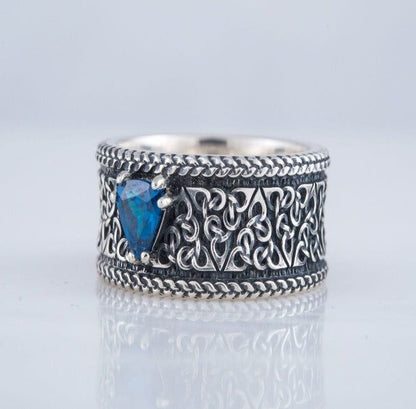 Viking Triquetra Symbol Ring-3