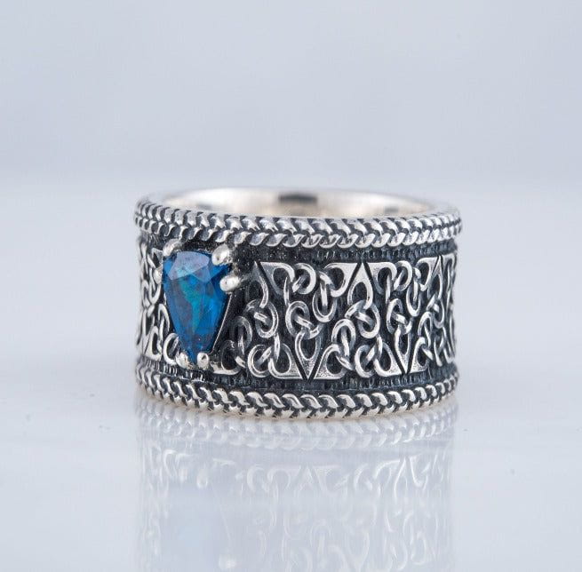 Viking Triquetra Symbol Ring-3