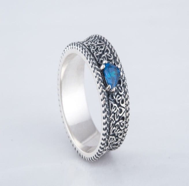 Viking Triquetra Symbol Ring-4