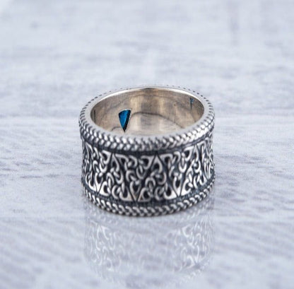 Viking Triquetra Symbol Ring-5